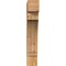 Ekena Millwork Imperial Block Rough Sawn Bracket, Western Red Cedar, 4"W x 16"D x 24"H BKT04X16X24IMP05RWR - alternate 2